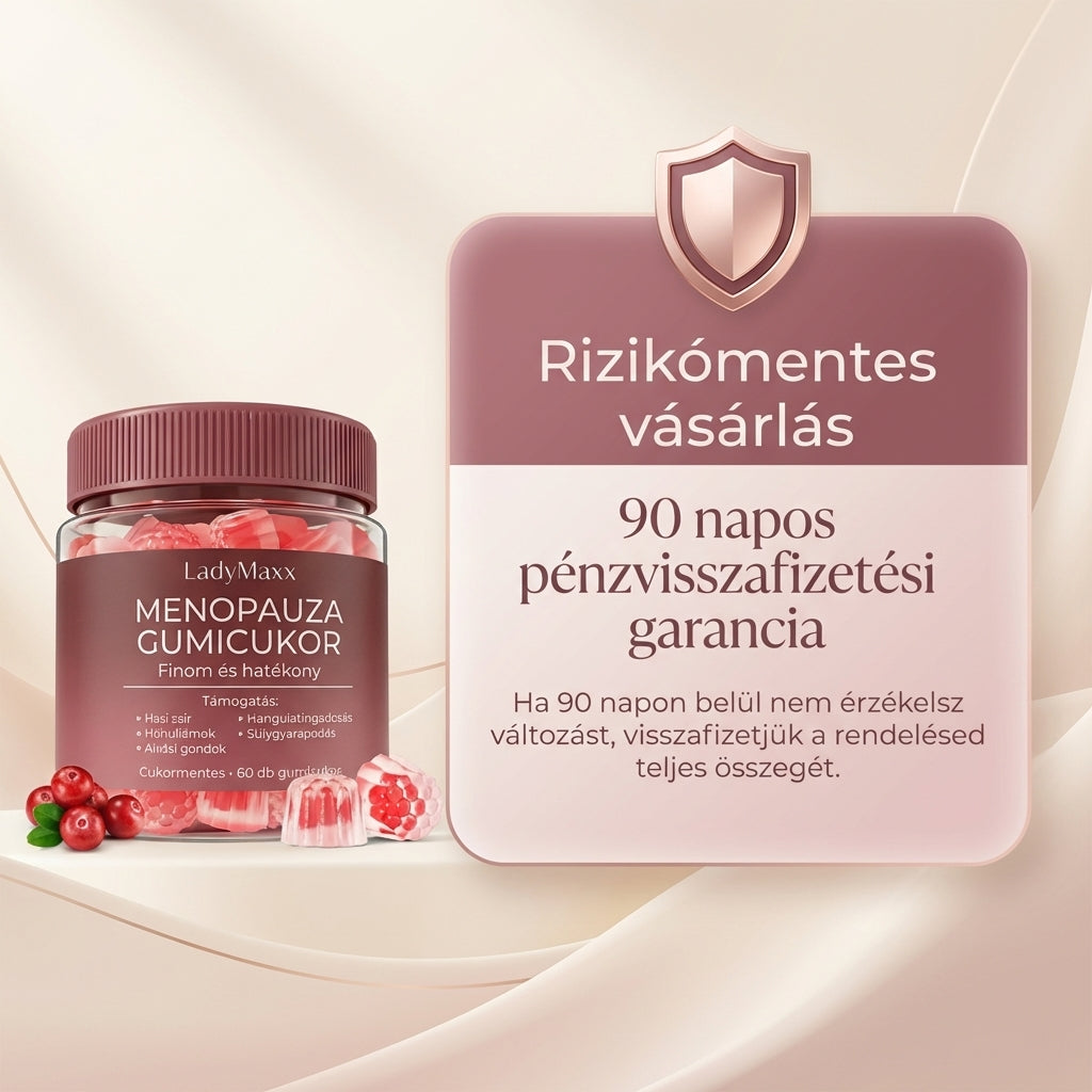 LadyMaxx™ gumicukor - Változókor arany köntösben