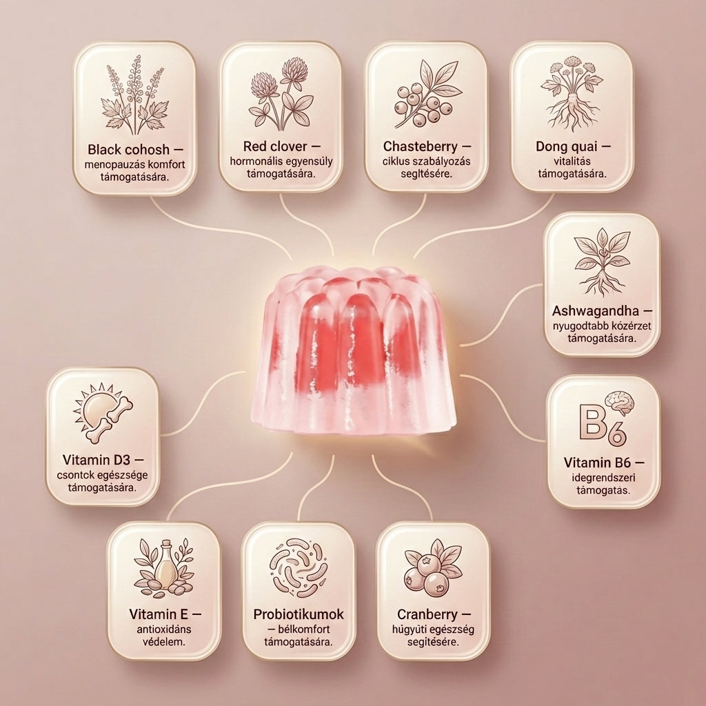 LadyMaxx™ gumicukor - Változókor arany köntösben